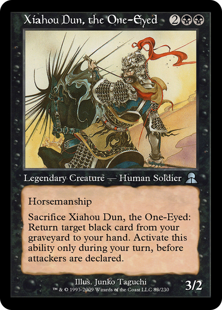 Xiahou Dun, the One-Eyed  [Masters Edition III] Foil