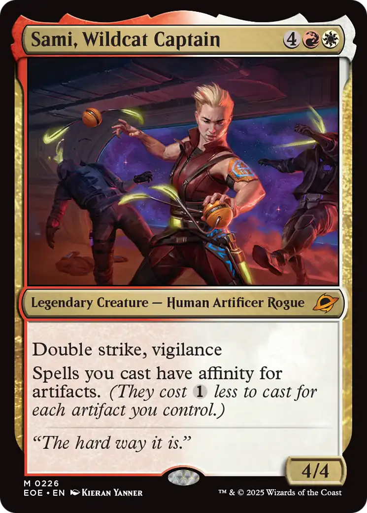 Sami, Wildcat Captain [Edge of Eternities] Foil