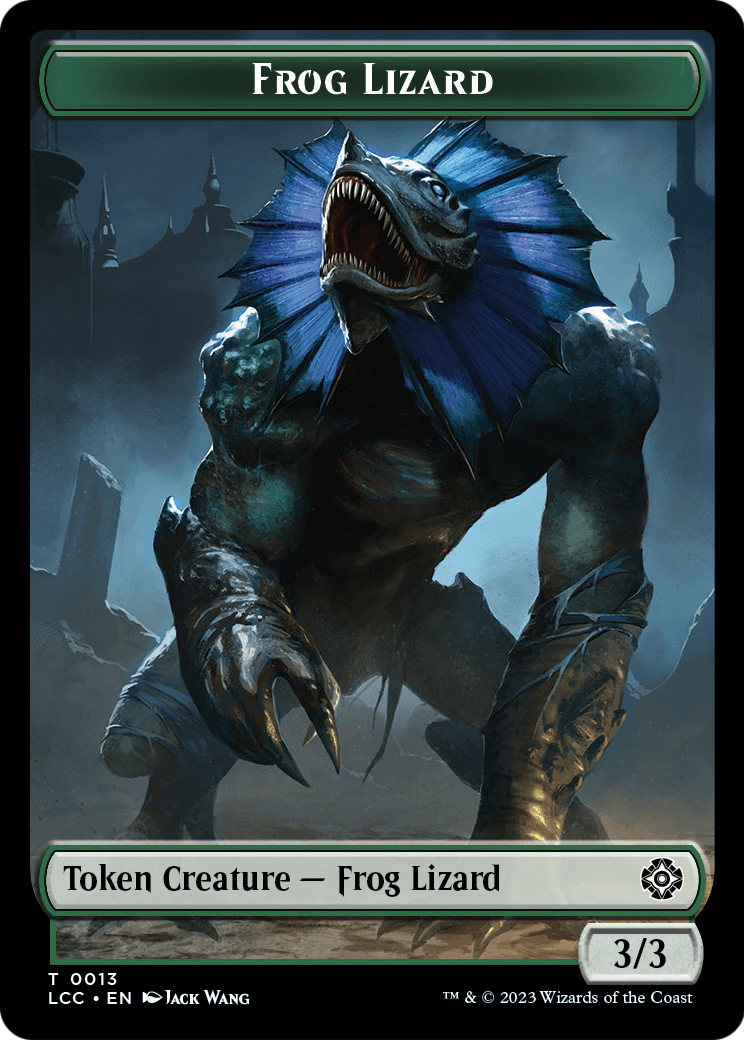Frog Lizard  [The Lost Caverns of Ixalan Commander Tokens] Foil