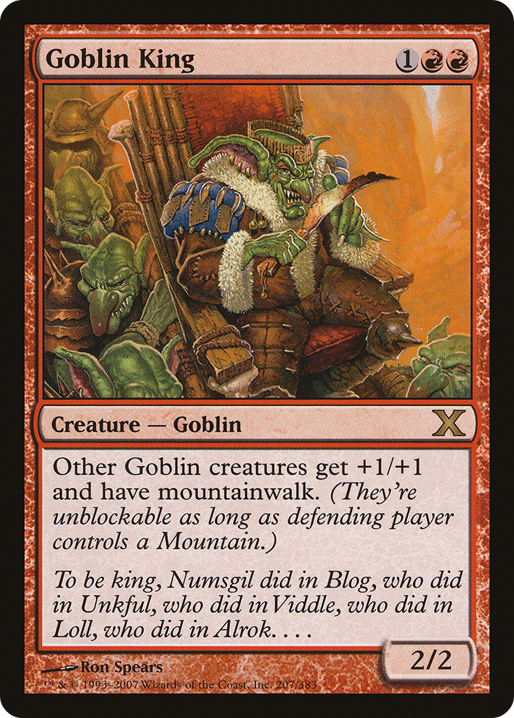 Goblin King  [Tenth Edition]