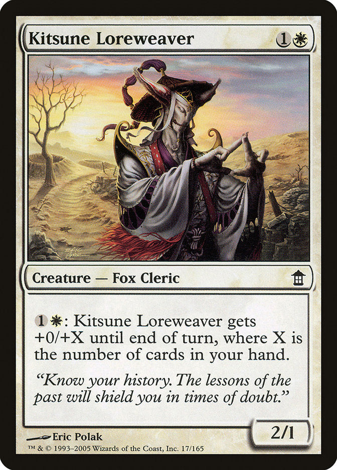Kitsune Loreweaver [Saviors of Kamigawa] Foil