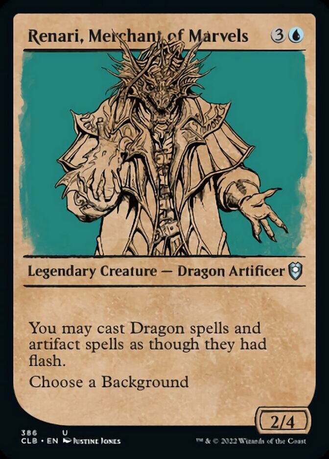 Renari, Merchant of Marvels (Showcase) [Commander Legends: Battle for Baldur's Gate] Foil