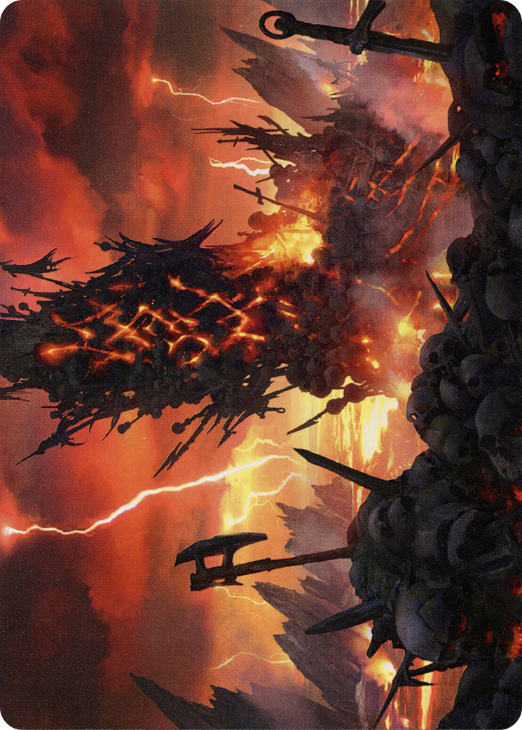 Immersturm Skullcairn // Immersturm Skullcairn  [Art Series: Kaldheim] (Borderless) Foil