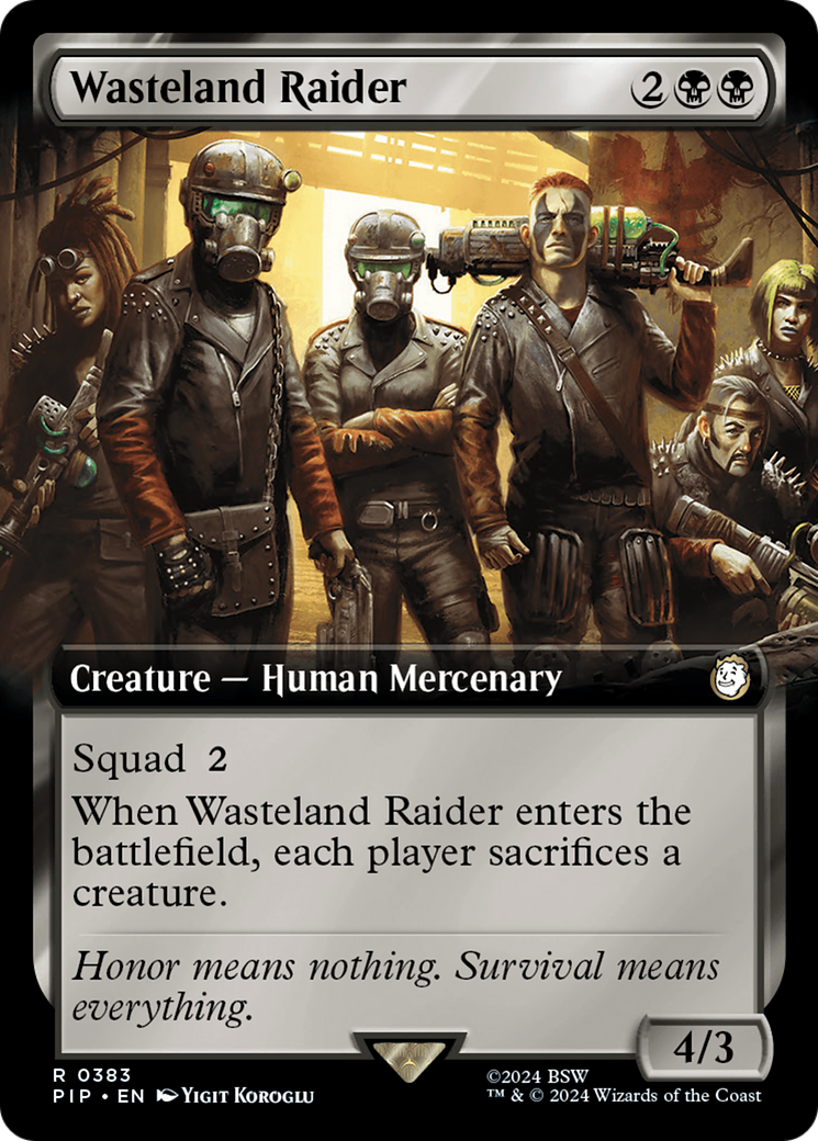 Wasteland Raider (Extended Art) [Fallout] Foil