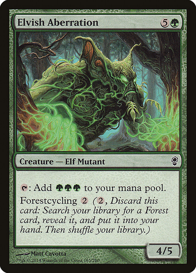 Elvish Aberration [Conspiracy] Foil