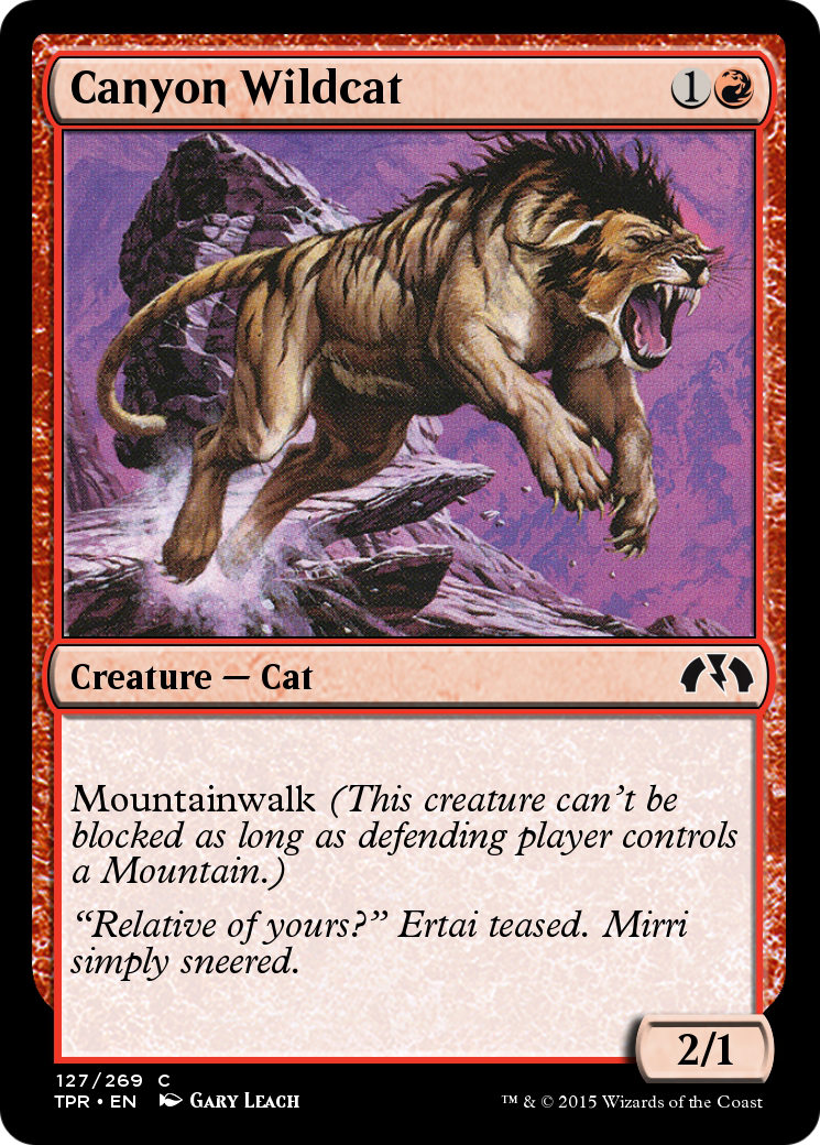 Canyon Wildcat  [Tempest Remastered] Foil