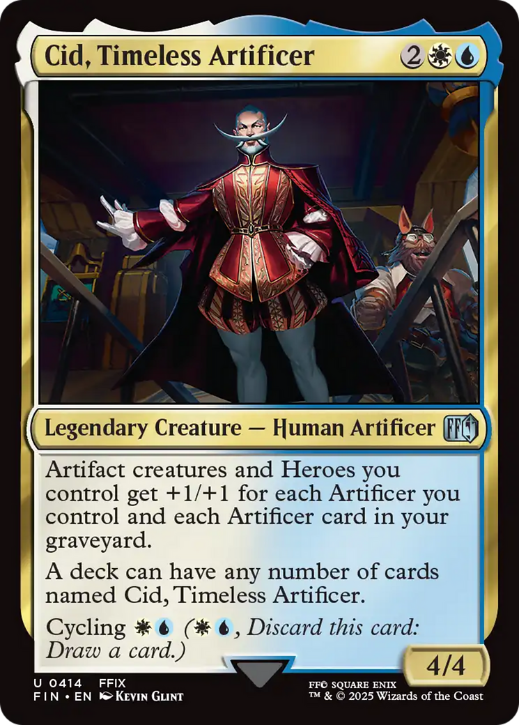 Cid, Timeless Artificer (0414) [FINAL FANTASY] Foil