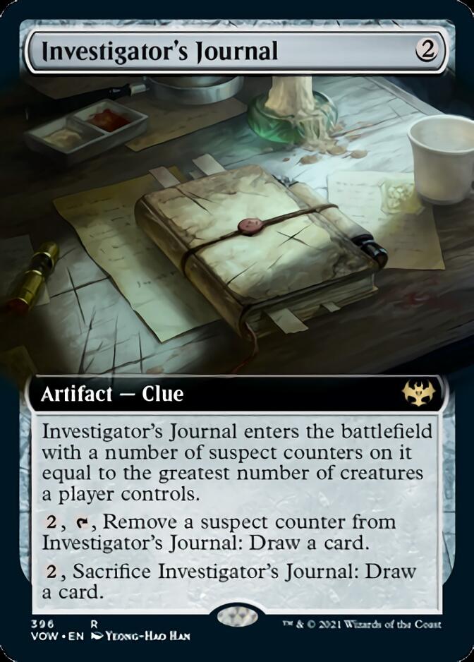 Investigator's Journal (Extended Art) [Innistrad: Crimson Vow] Foil