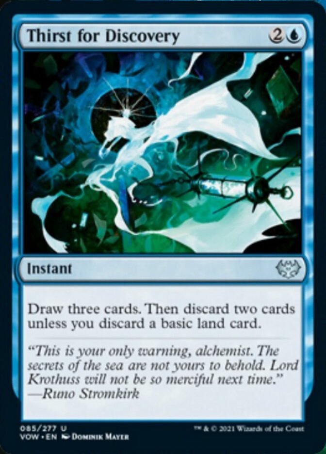 Thirst for Discovery [Innistrad: Crimson Vow] Foil