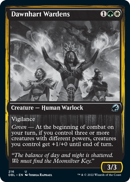 Dawnhart Wardens [Innistrad: Double Feature] Foil