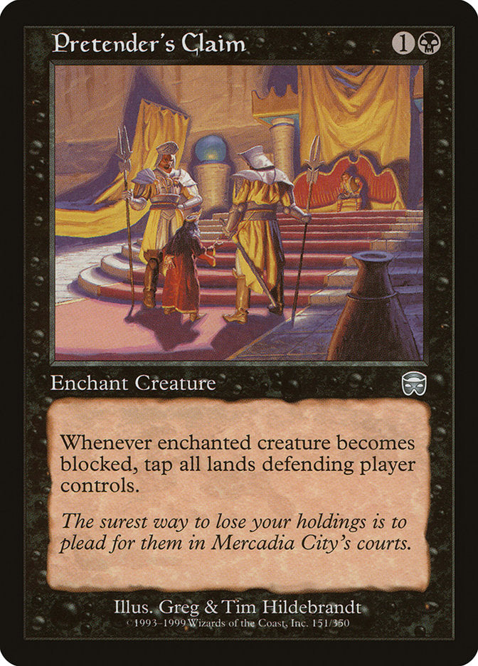 Pretender's Claim [Mercadian Masques] Foil