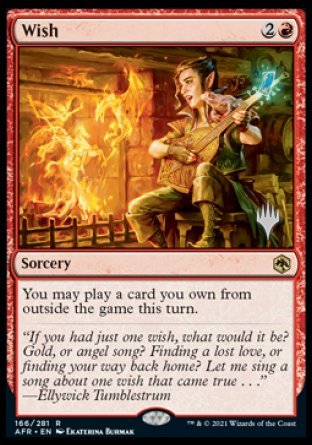 Wish (Promo Pack) [Dungeons & Dragons: Adventures in the Forgotten Realms Promos] Foil