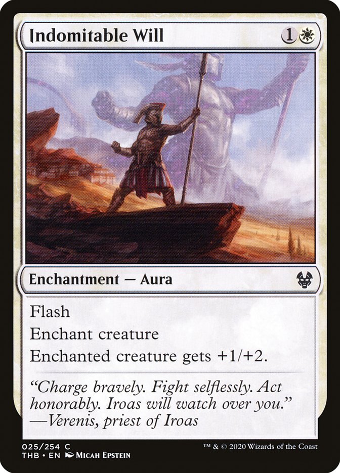 Indomitable Will [Theros Beyond Death] Foil