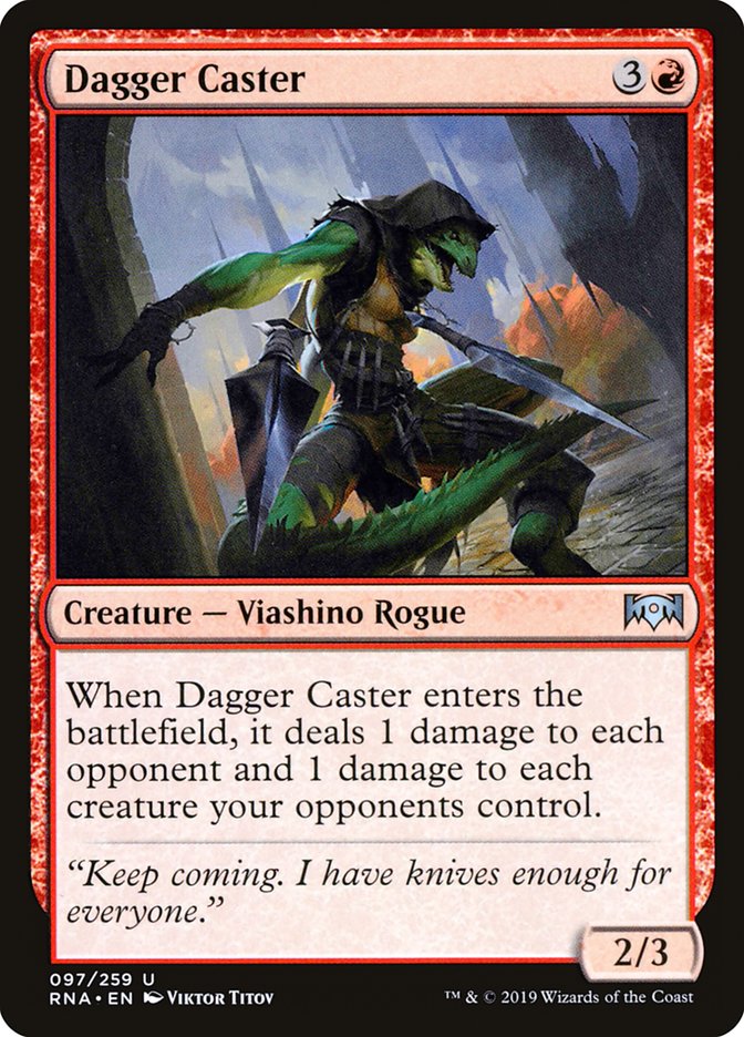Dagger Caster [Ravnica Allegiance] Foil