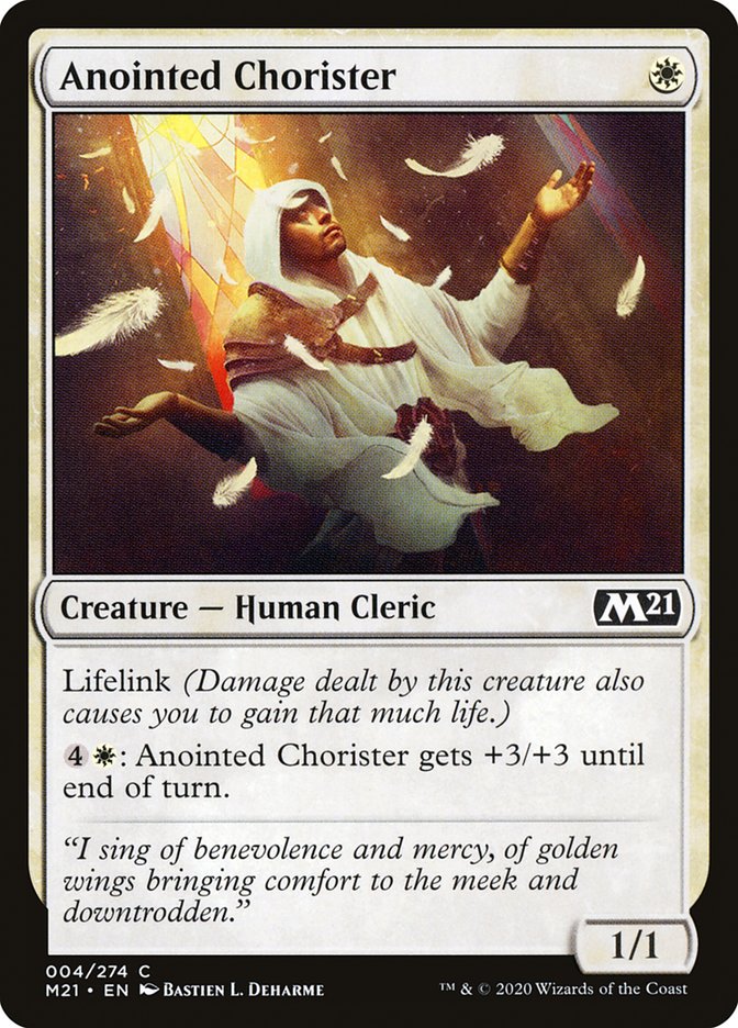 Anointed Chorister [Core Set 2021] Foil