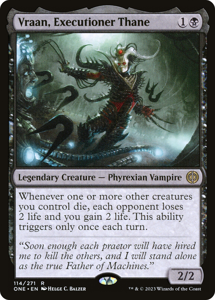 Vraan, Executioner Thane  [Phyrexia: All Will Be One]