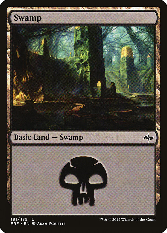 Swamp (181) [Fate Reforged] Foil