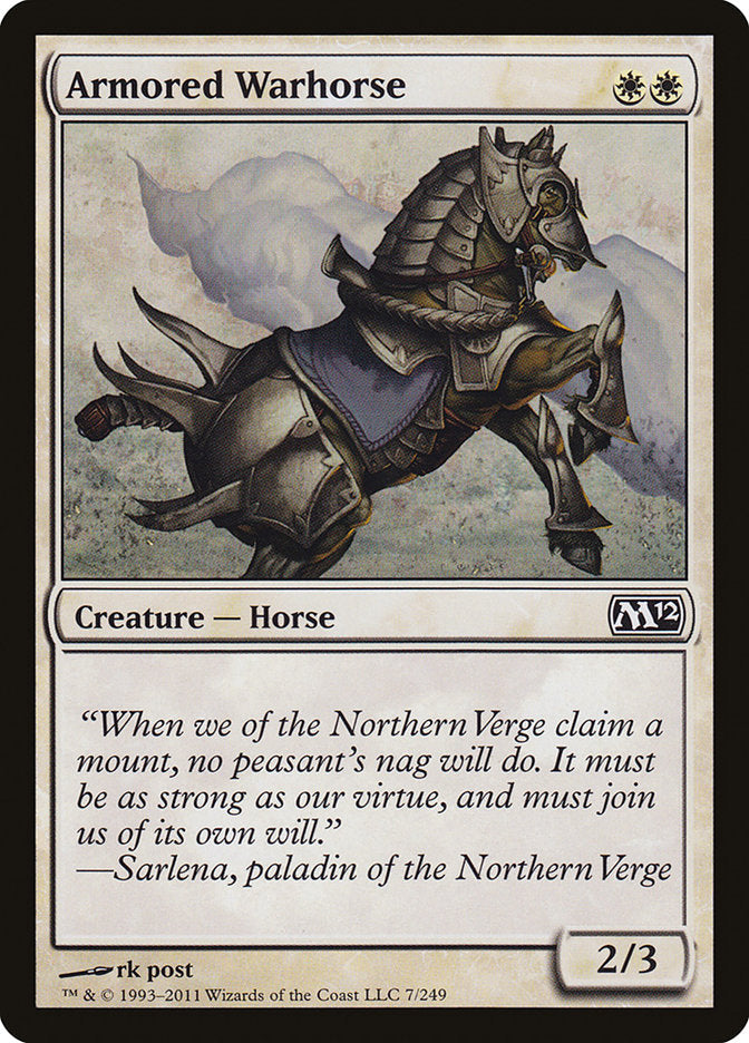 Armored Warhorse [Magic 2012] Foil