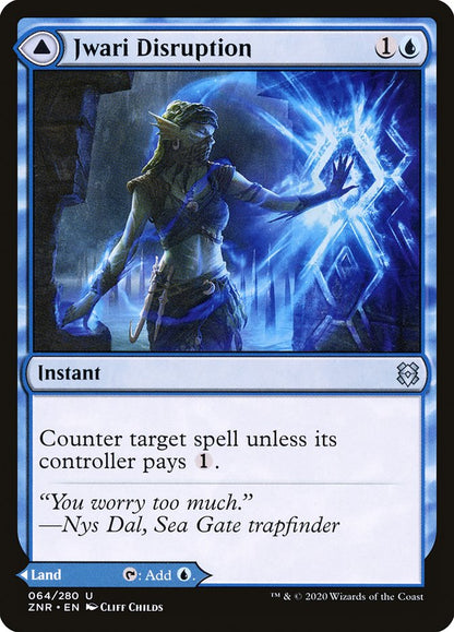 Jwari Disruption // Jwari Ruins [Zendikar Rising] Foil