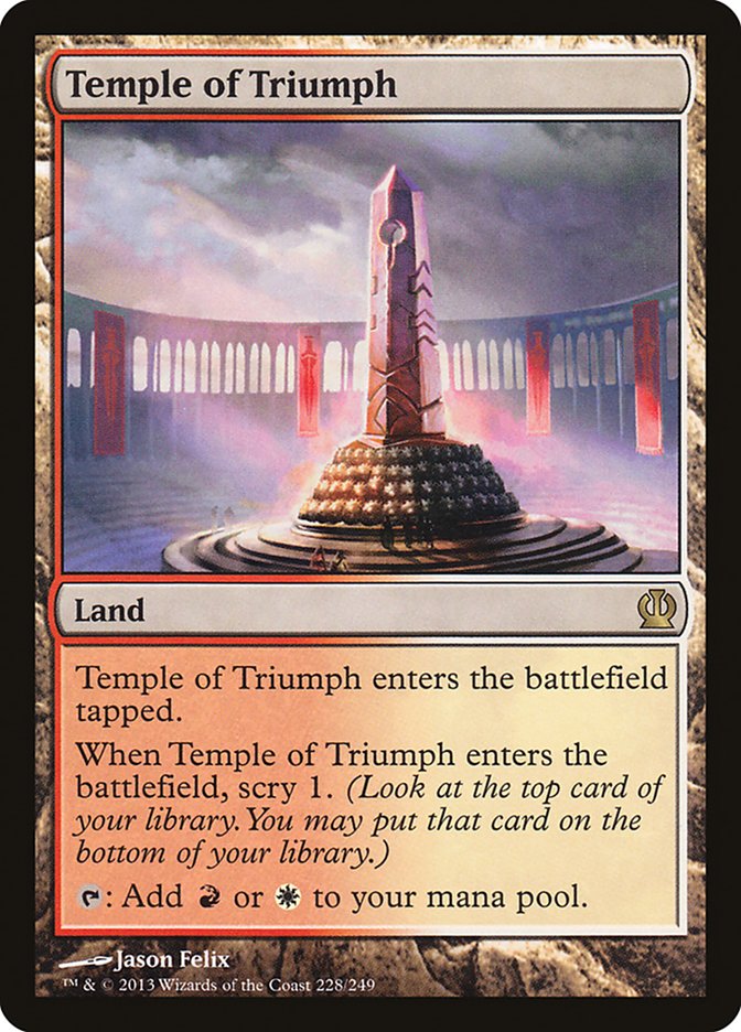 Temple of Triumph [Theros] Foil