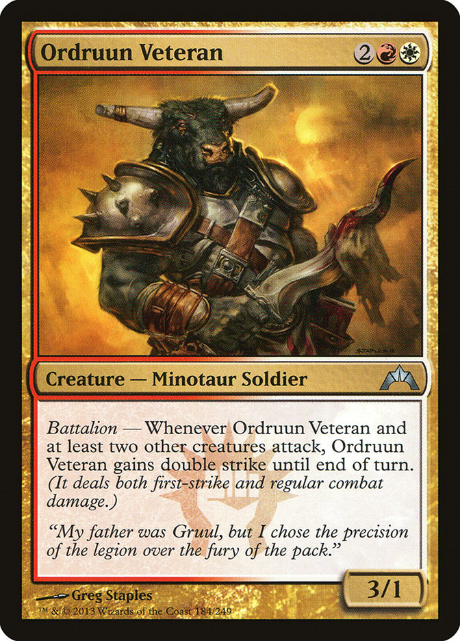 Ordruun Veteran [Gatecrash] Foil