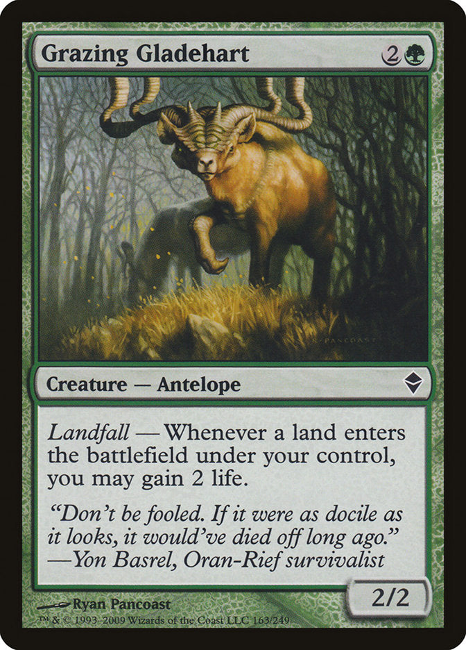 Grazing Gladehart [Zendikar] Foil