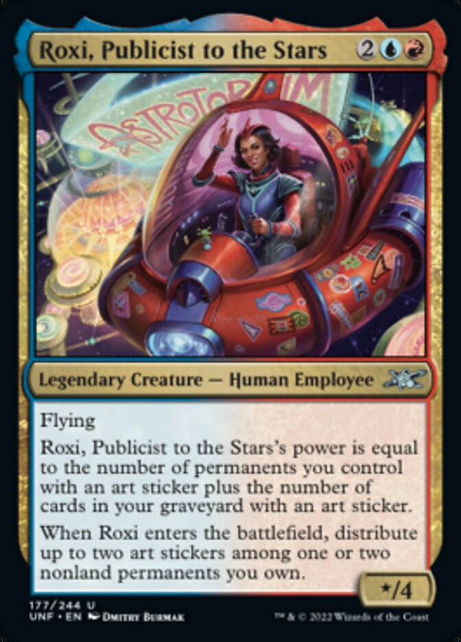 Roxi, Publicist to the Stars [Unfinity] Foil