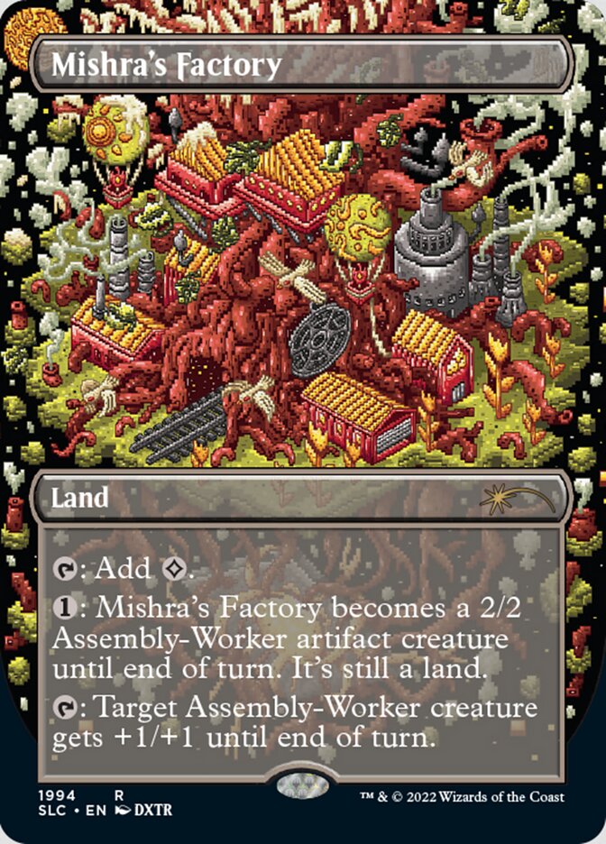 Mishra's Factory (Borderless) [Secret Lair 30th Anniversary Countdown Kit] Foil