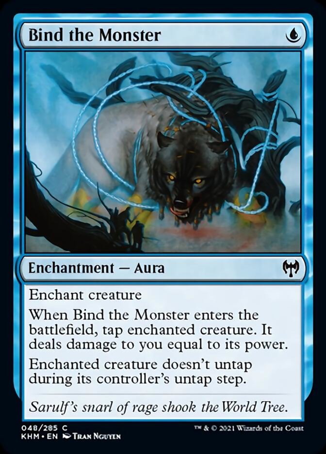 Bind the Monster [Kaldheim] Foil