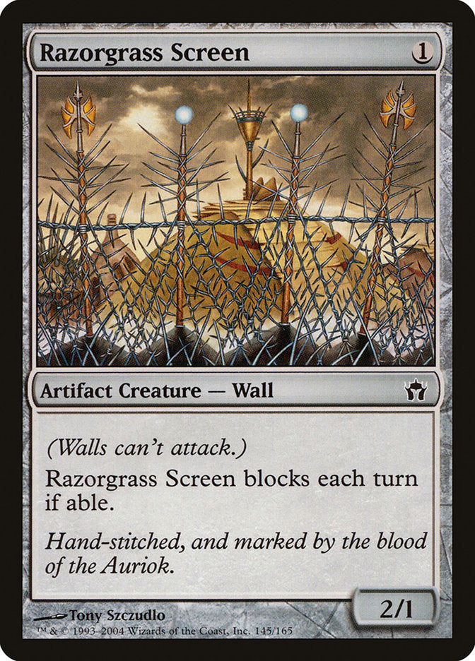 Razorgrass Screen [Fifth Dawn] Foil