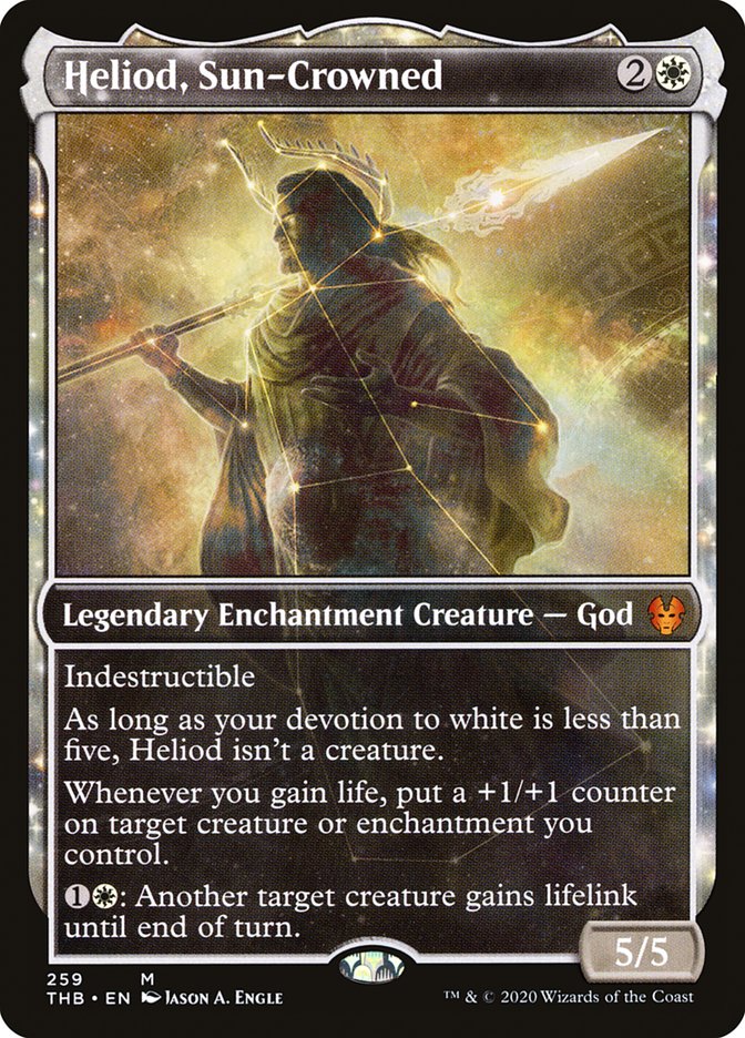 Heliod, Sun-Crowned (Showcase) [Theros Beyond Death] Foil