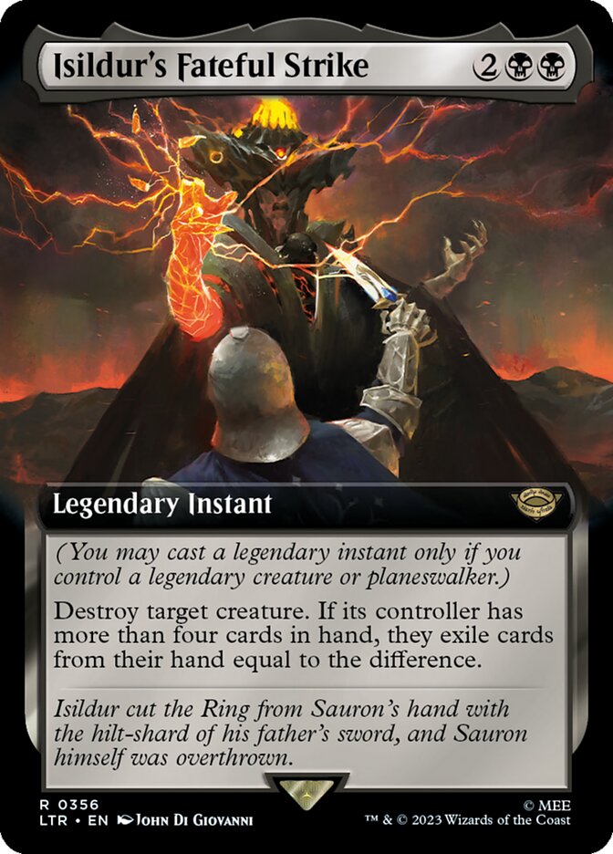 Isildur's Fateful Strike (Extended Art) [The Lord of the Rings: Tales of Middle-Earth] Foil