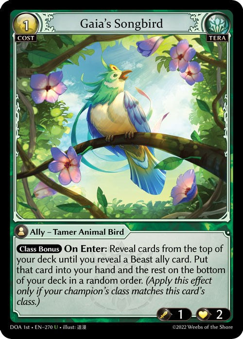 Gaia's Songbird (270) [Dawn of Ashes: 1st Edition]