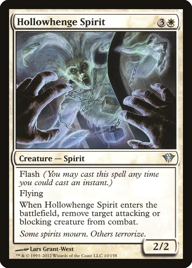 Hollowhenge Spirit [Dark Ascension] Foil