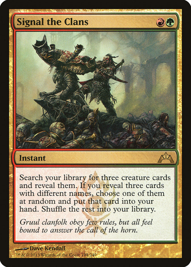 Signal the Clans [Gatecrash] Foil