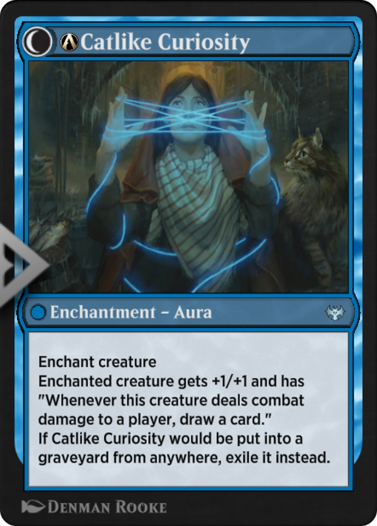 A-Mischievous Catgeist // A-Catlike Curiosity  [Innistrad: Crimson Vow]: (Double Faced Transform)