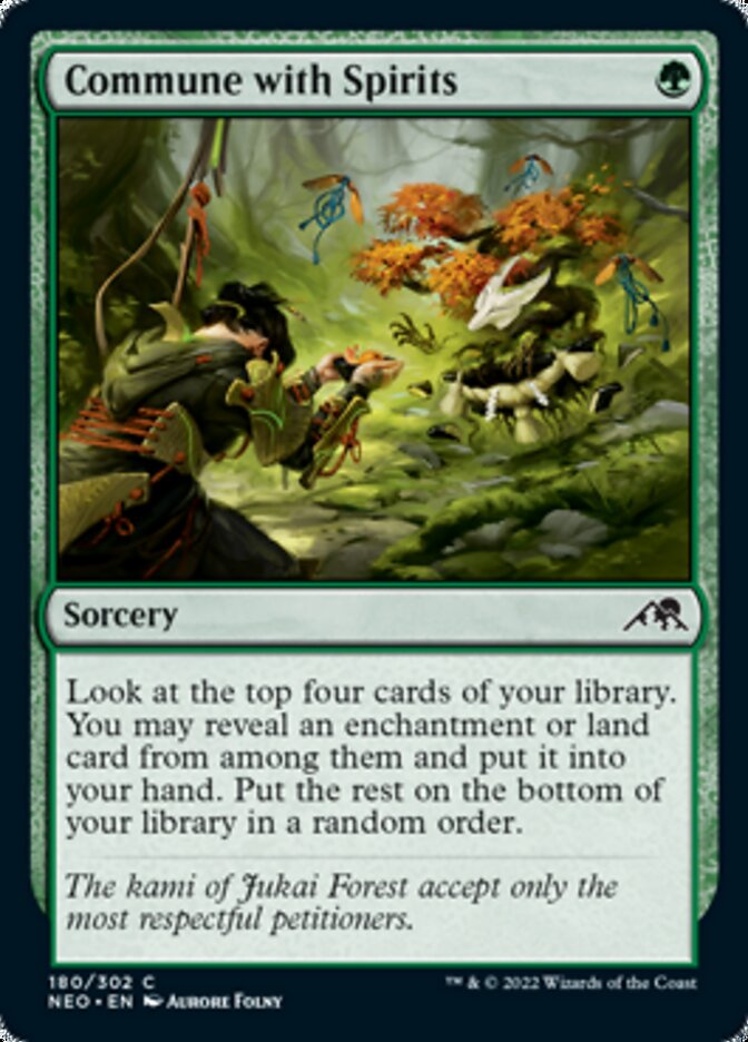 Commune with Spirits [Kamigawa: Neon Dynasty] Foil