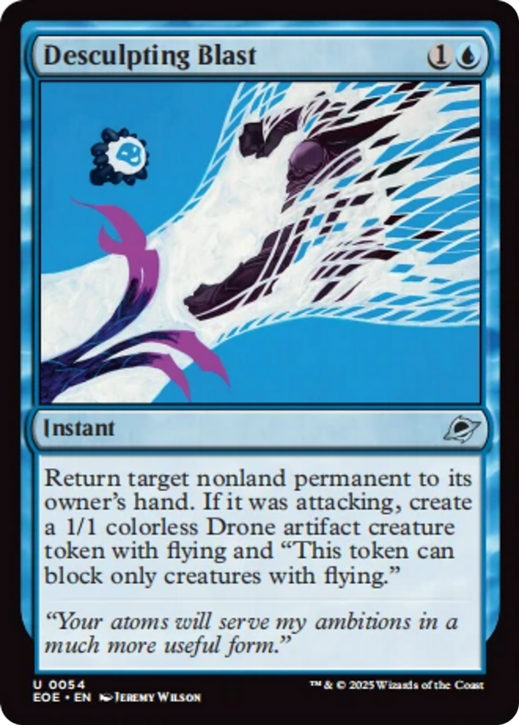 Desculpting Blast [Edge of Eternities] Foil