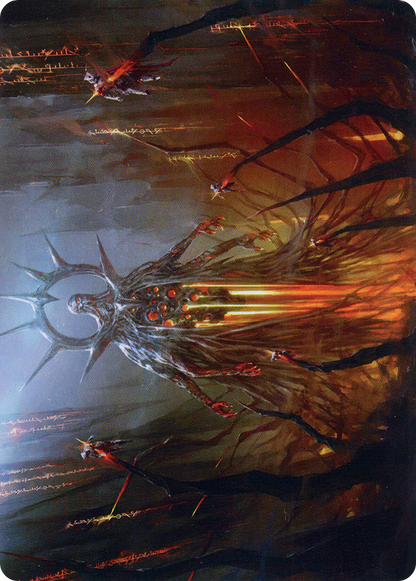 Solphim, Mayhem Dominus // Solphim, Mayhem Dominus  [Phyrexia: All Will Be One Art Series] (Borderless)