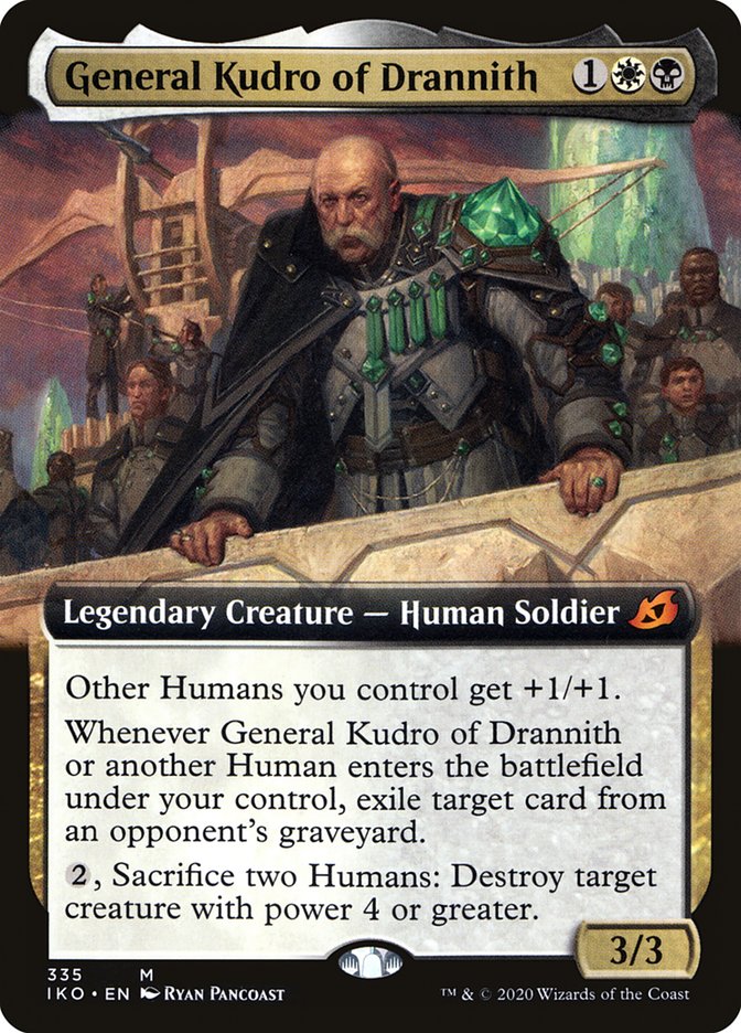General Kudro of Drannith (Extended Art) [Ikoria: Lair of Behemoths] Foil