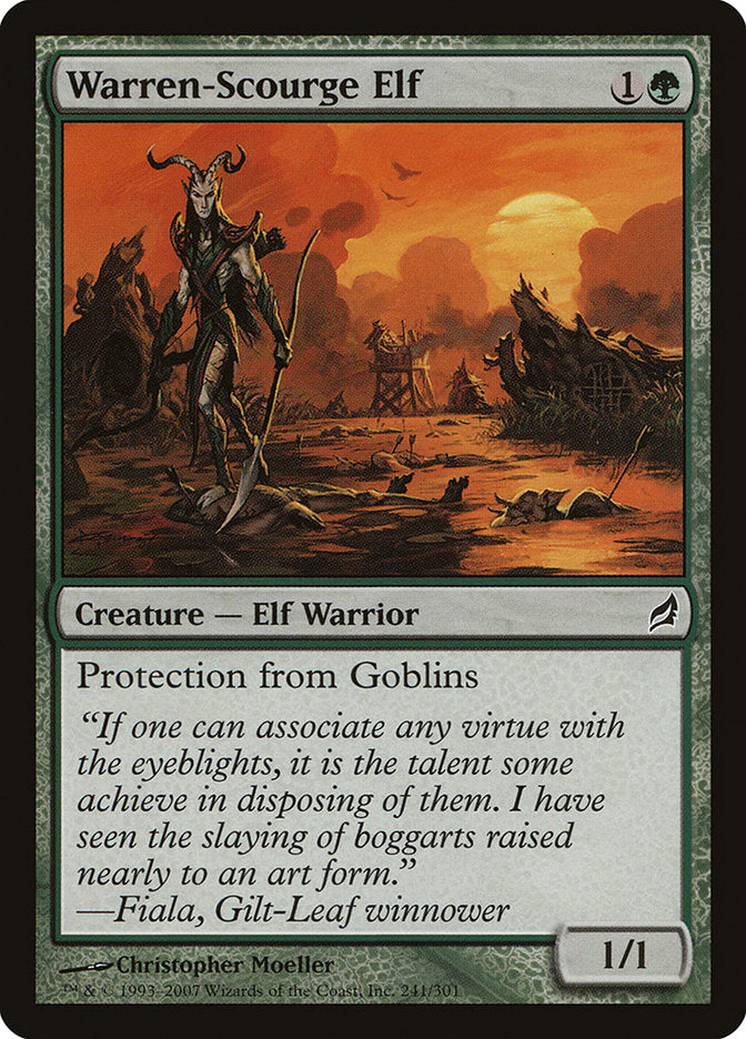 Warren-Scourge Elf [Lorwyn] Foil