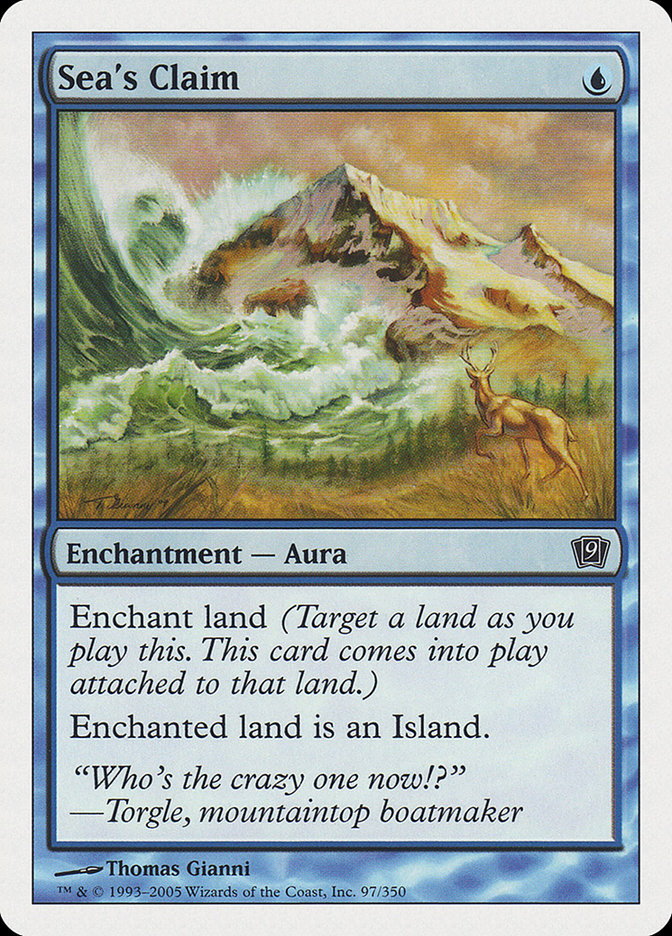 Sea's Claim [Ninth Edition] Foil