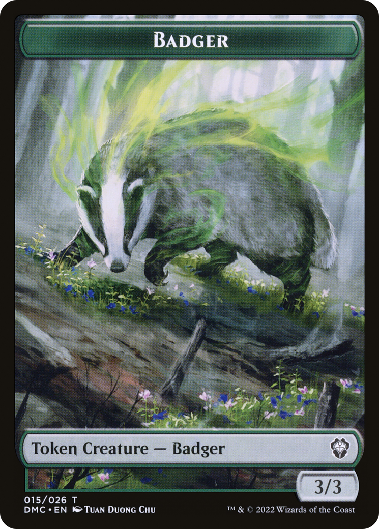 Badger  [Dominaria United Tokens] Foil