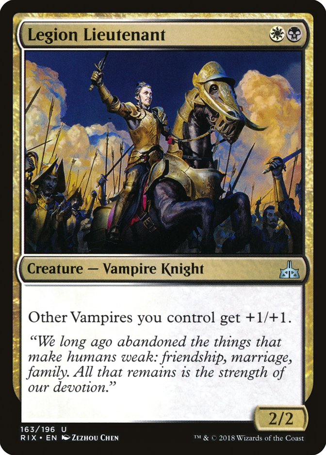 Legion Lieutenant [Rivals of Ixalan] Foil
