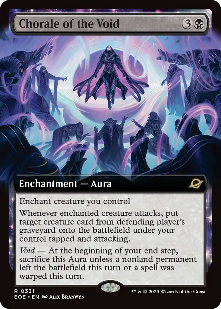 Chorale of the Void (Extended Art) [Edge of Eternities] Foil