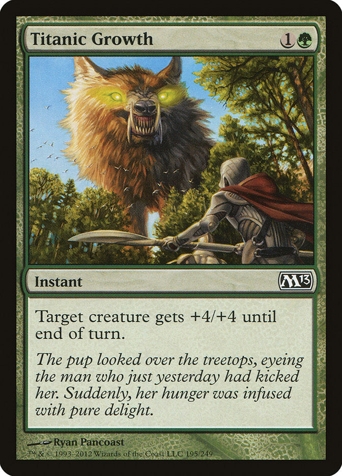 Titanic Growth [Magic 2013] Foil