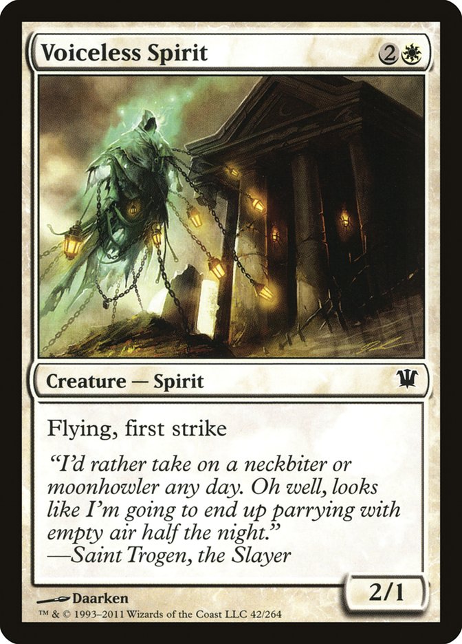 Voiceless Spirit [Innistrad] Foil