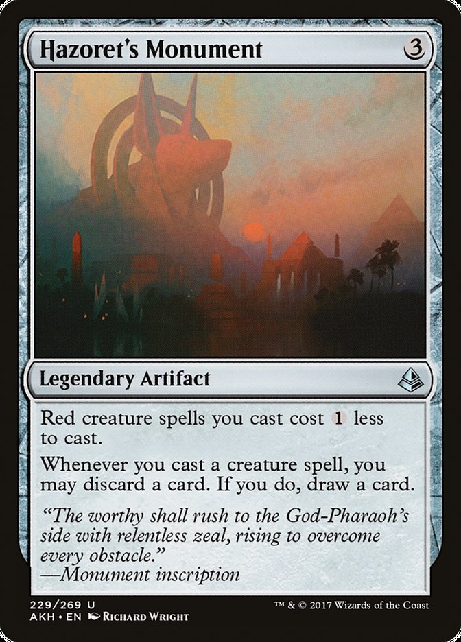 Hazoret's Monument [Amonkhet] Foil