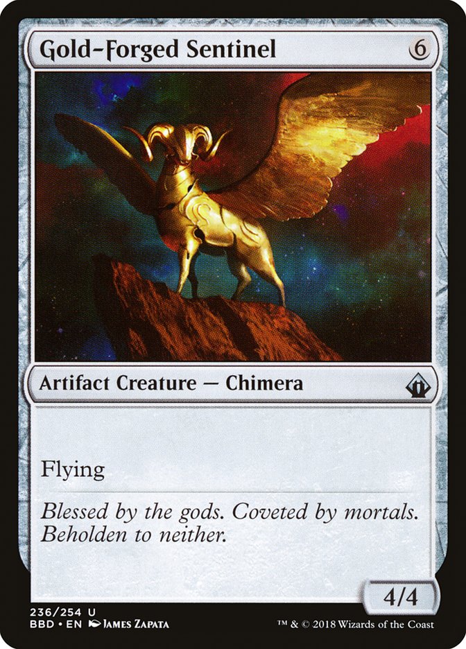 Gold-Forged Sentinel [Battlebond] Foil