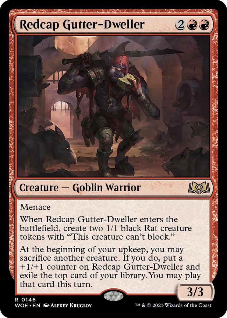 Redcap Gutter-Dweller [Wilds of Eldraine] Foil